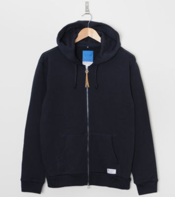 adidas Originals Blue Plain Full Zip Hoody