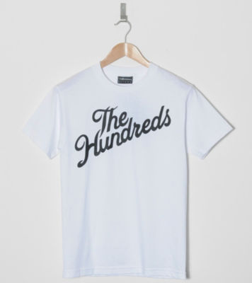 Stop Slant T-Shirt White/Black