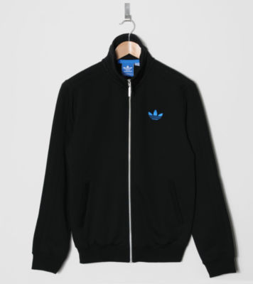 Beckenbauer Sport Fleece Track Top Black/Blue