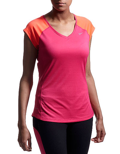 Nike Miler V-Neck T-Shirt