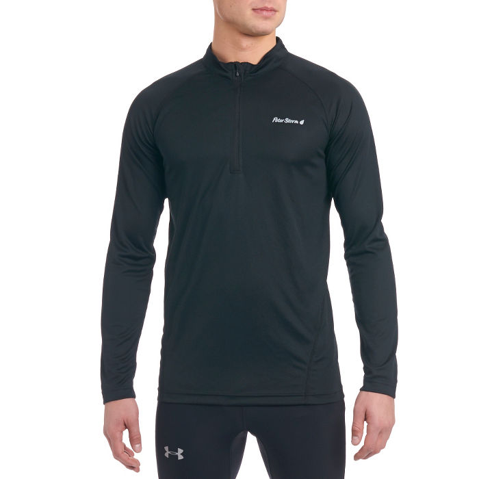 Mens Tech Long Sleeve Zip T-Shirt