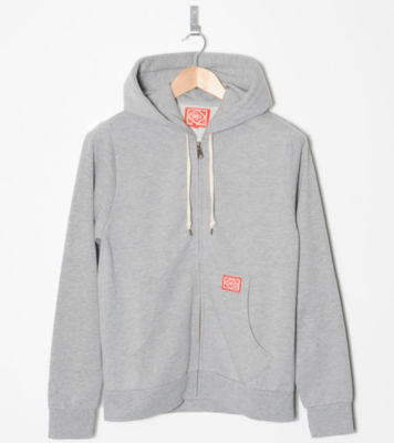 Trademark Zip Hoody Grey