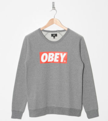 The Box Sweatshirt Grey Marl