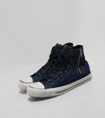 All Star Hi Zip Denim/Iron