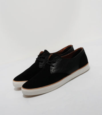 Chester Suede Black/White