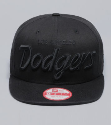 New Era MLB Los Angeles Dodgers Script Snapback Cap