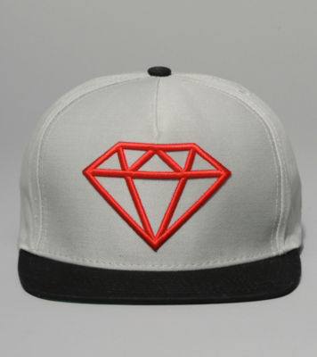 Diamond Supply Rock Logo Snapback Cap