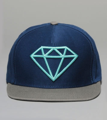 Diamond Supply Rock Logo Snapback Cap