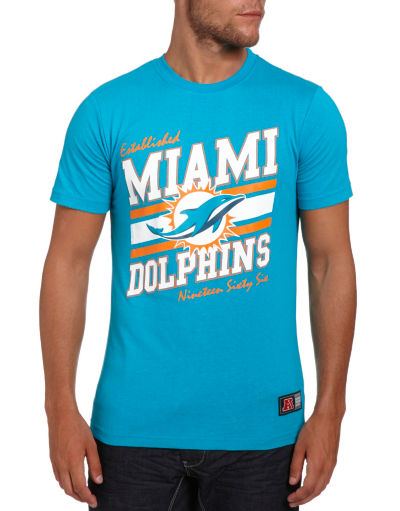 Majestic Athletic Dolphins Graphic T-Shirt