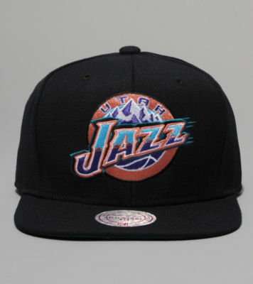 Mitchell & Ness NBA Utah Jass Solid Snapback Cap