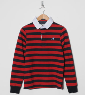 Belmont Rugby Shirt Red/Navy/White