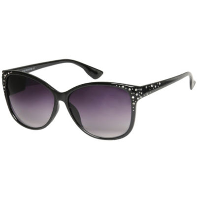 Brookhaven Millie Wayfarer Diamante Sunglasses