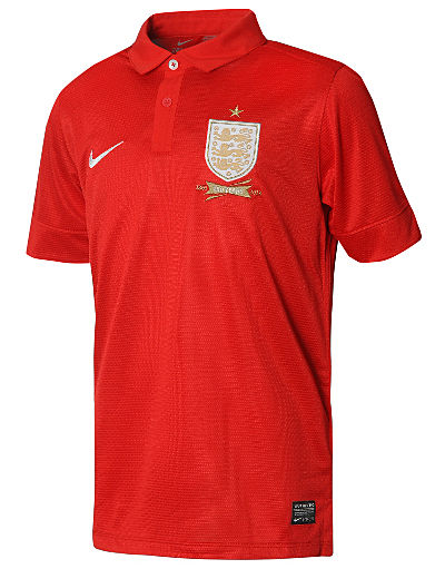 Nike England 2013/14 Junior Away Shirt