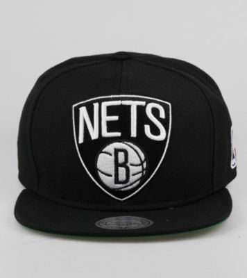 Mitchell & Ness Brooklyn Nets NBA XL Logo Snapback Cap