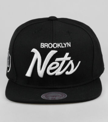 Mitchell & Ness Brooklyn Nets NBA Script Snapback Cap