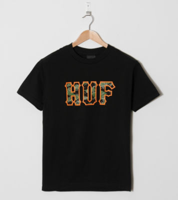 Camo Logo T-Shirt Black/Orange/ Camo