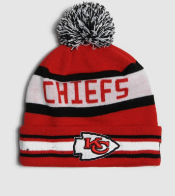 Jake Kansas Chiefs NFL Bobble Hat Red/Black/White
