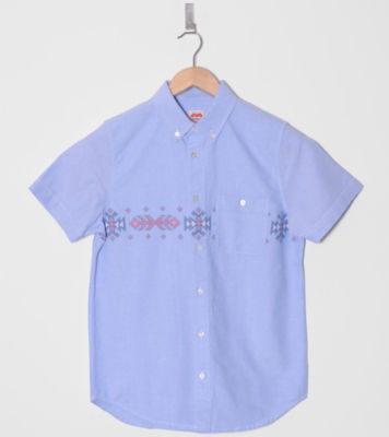 Carhartt Heritage Short Sleeved Marble Oxford Shirt