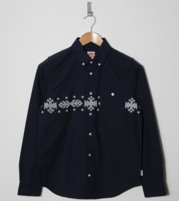 Carhartt Heritage Long Sleeved Marble Oxford Shirt