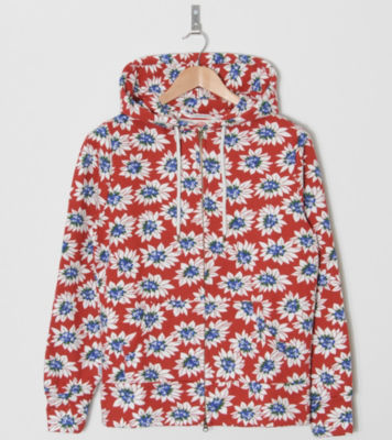 Franklin & Marshall Lotus Flower Full Zip Hoody