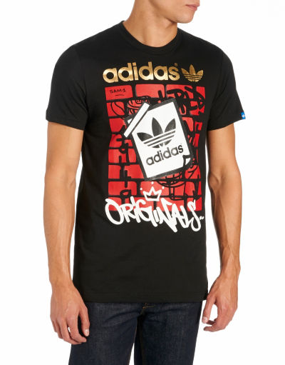 adidas Originals Trefoil Graffiti T-Shirt