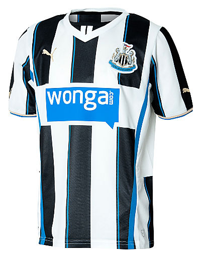Puma Newcastle United 2013/14 Junior Home Shirt