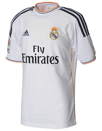 adidas Real Madrid 2013/14 Junior Home Shirt