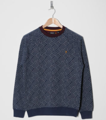 Farah Vintage Mack Print Sweatshirt