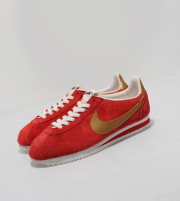 Cortez Suede Vintage Red/Gold