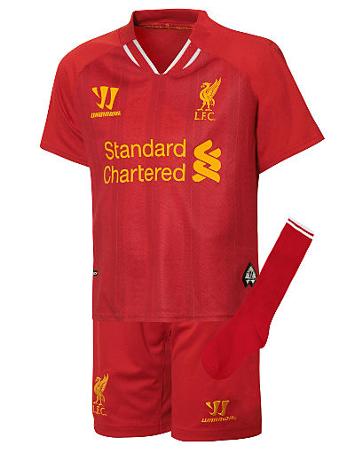 Warrior Sports Liverpool Home 2013/14 Infant Kit