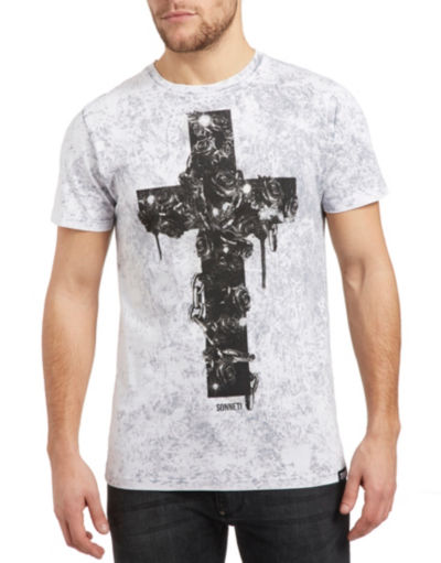 Sonneti Black Cross T-Shirt