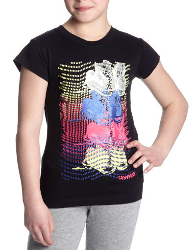 Converse Girls Stamp T-Shirt Junior