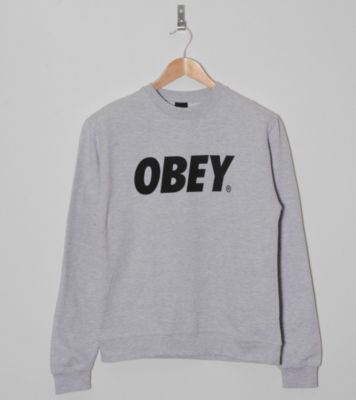 Obey Font Sweatshirt