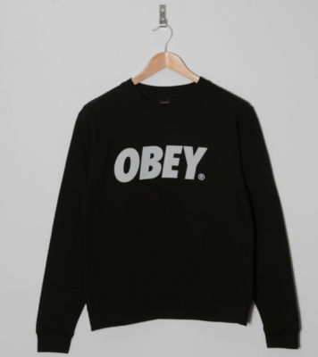 Obey Font Sweatshirt