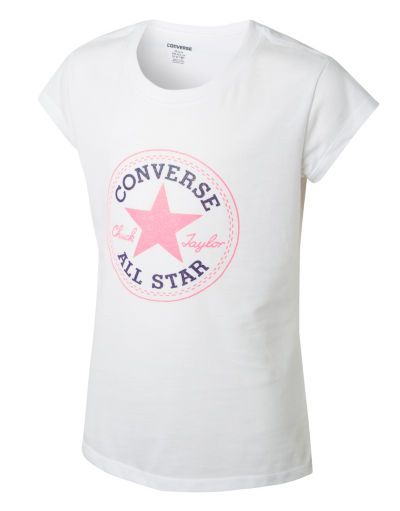 Converse Girls Chuck Logo T-Shirt Junior