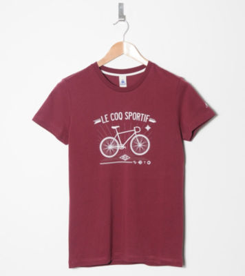 Risle T-Shirt Bordeaux/Chalk