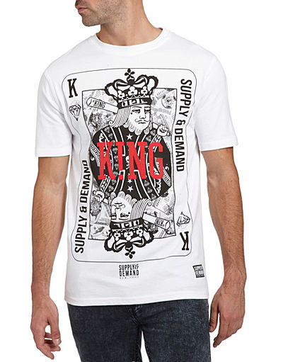 Supply and Demand King Card T-Shirt