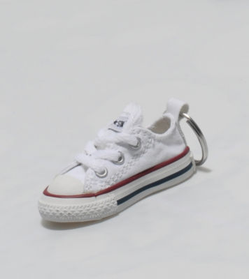 All Star Replica Keyring White