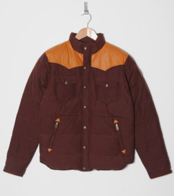 Stapleton Jacket Burgundy/Tan