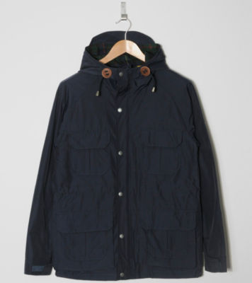 Kasson Hooded Jacket Navy/Green/Red/Yellow
