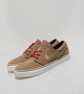 Janoski Khaki/Hyper Red