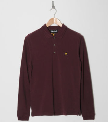 Lyle & Scott Long Sleeve Pique Polo - size? Exclusive