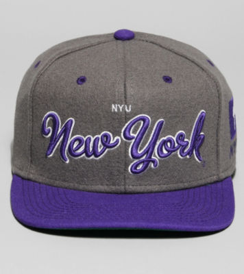 Mitchell & Ness Script New York University Snapback Cap