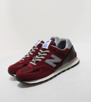 574 80s Burgundy/Grey
