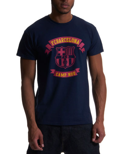 Official Team F.C Barcelona Scroll T-Shirt