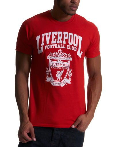 Official Team Liverpool F.C Crest T-Shirt
