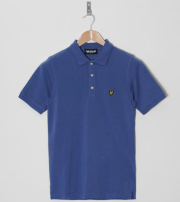 Cotton Pique Polo Shirt Storm Blue