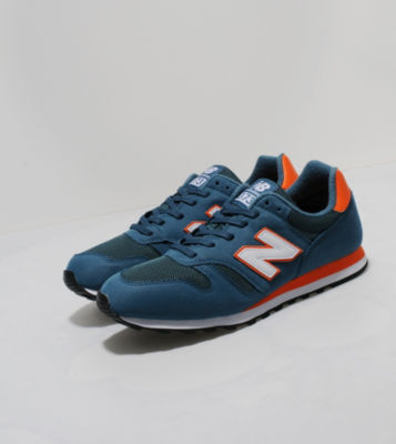 373 Suede Blue/Orange