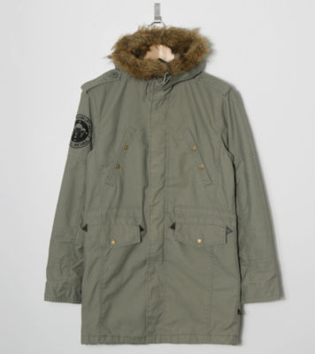 Alpha Fishtail Hooded Jacket
