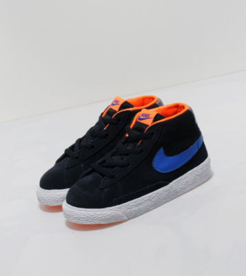 Blazer Mid Infants Obsidian/Blue/Orange
